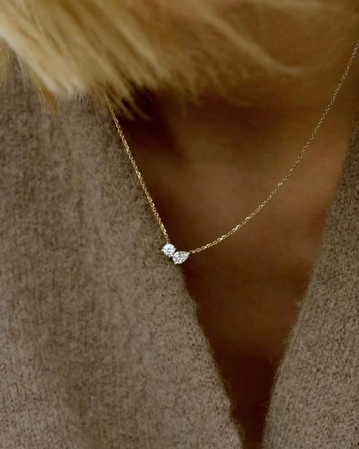 Toi et Moi Diamond necklace
