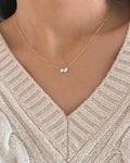 Toi et Moi Diamond necklace