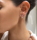 Trilogy multi shape diamond earing